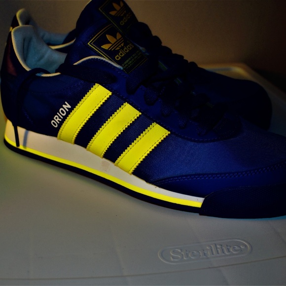 adidas Blue and Yellow Athletic Shoes main image 6